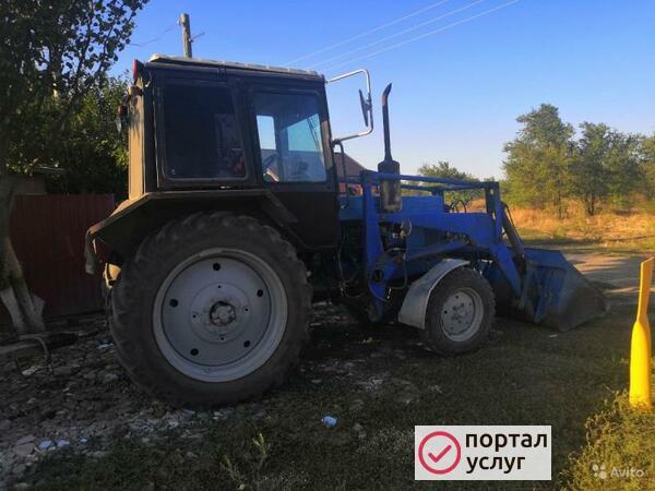 Фото ТРАКТОР МТЗ 80 С КУНОМ