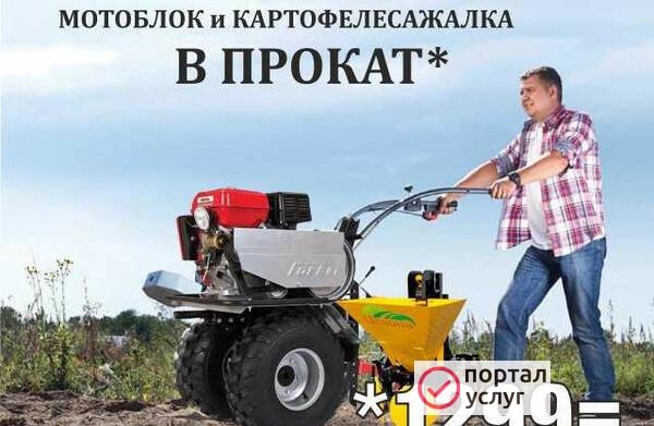Фото Прокат мотоблок