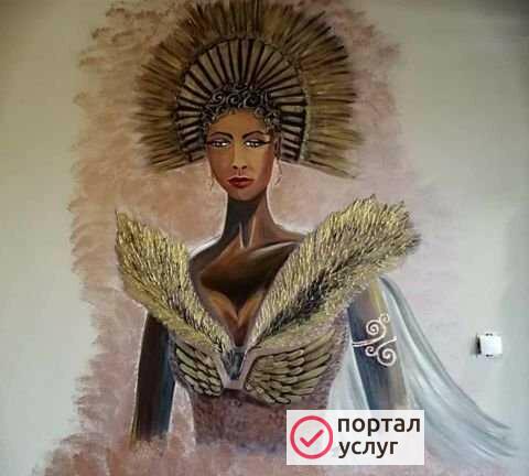 Фото Роспись стен, картины, барельефы