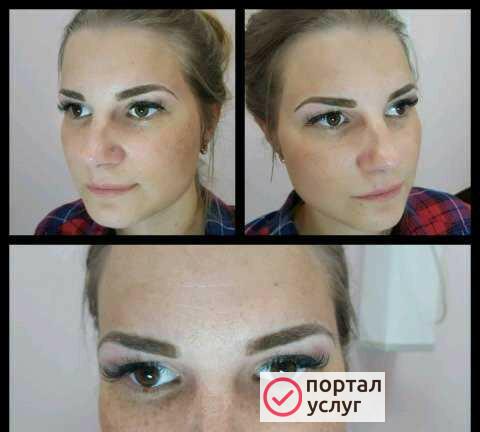 Фото Татуаж бровей
