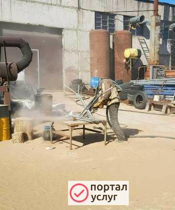Фото Услуги пескоструя
