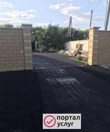 Фото Асфальтирование благоустройства