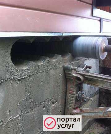 Фото Бурение бетона