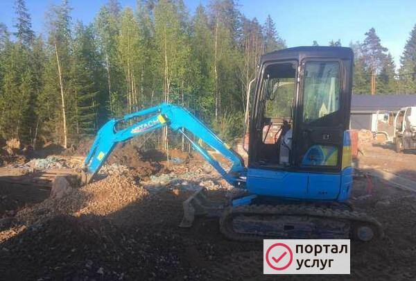 Фото Мини экскаватор