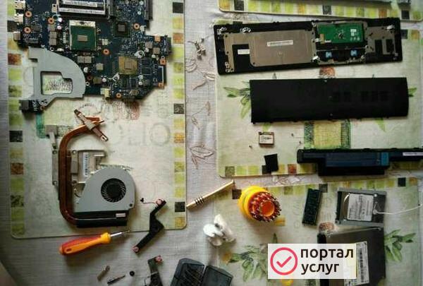 Фото Чистка ноутбуков, компьютеров