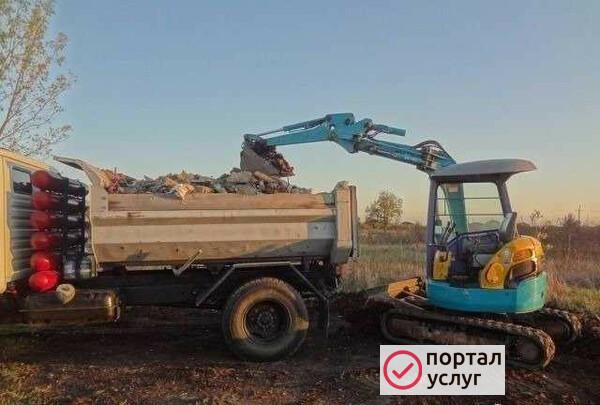 Фото Миниэксковатор, погрузчик