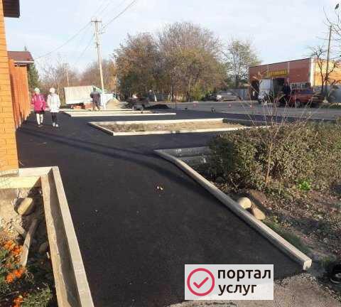 Фото Укладка асфальта
