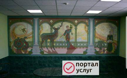 Фото Фреска. Роспись стены