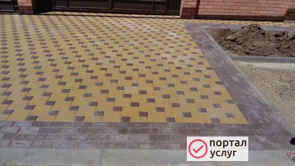 Фото Укладка и продажа тротуарной плитки 