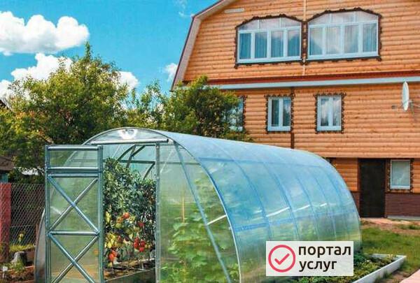 Фото Сборка теплиц