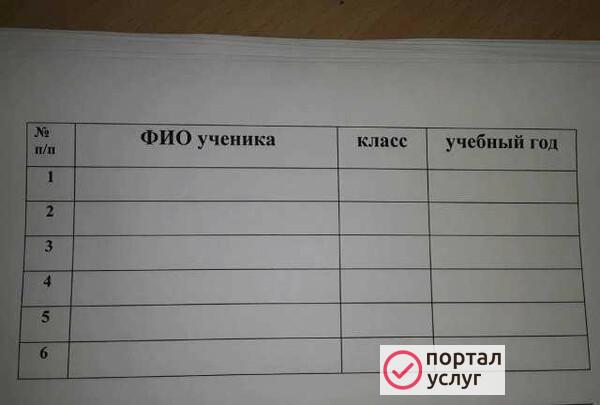Фото Таблички для учебников
