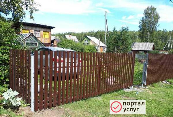 Фото Заборы под ключ