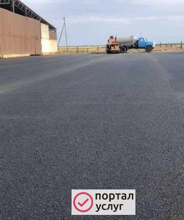 Фото Укладка асфальта