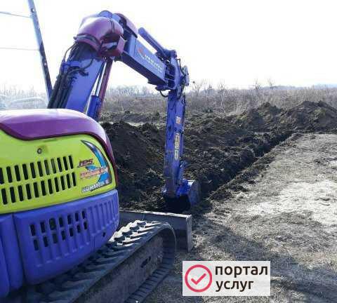 Фото Услуги мини экскаватора