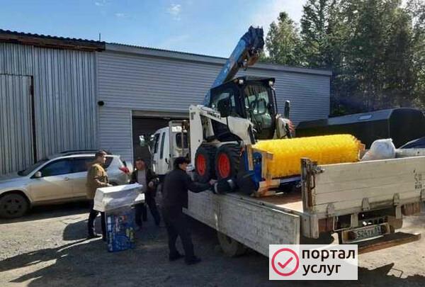 Фото Услуги манипулятор- самопогрузчик