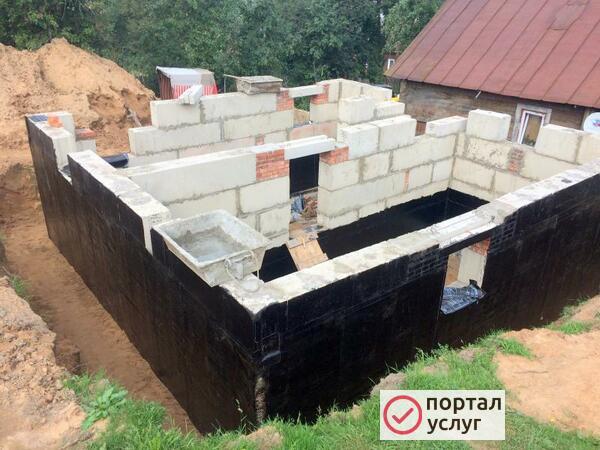 Фото Строительство фундаментов