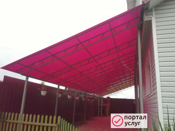 Фото Заборы из профнастила
