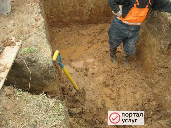 Фото Копаем траншеи фундаменты