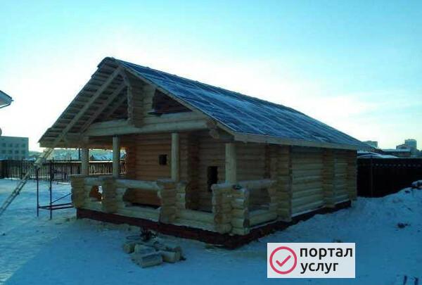 Фото Сруб дома бани ручной рубки