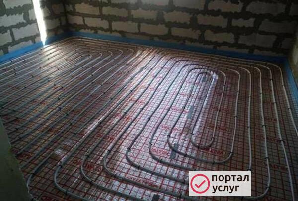Фото Тёплый водяной пол