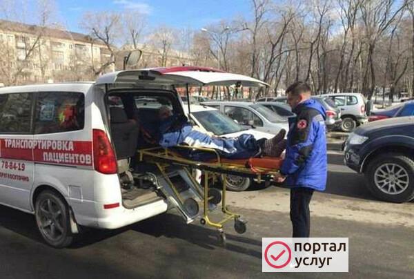 Фото Транспортировка лежачих больных