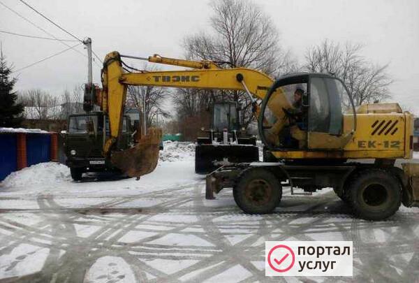 Фото Автокран 16 тонн и экскаватор е