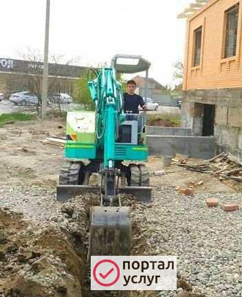 Фото Услуги мини Экскаватора