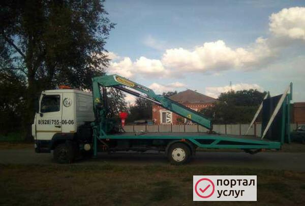 Фото Кран манипулятор эвакуатор