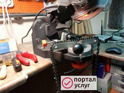 Фото Заточка цепей