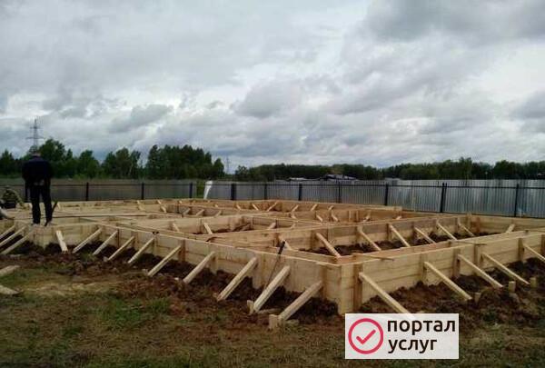 Фото Ленточный фундамент