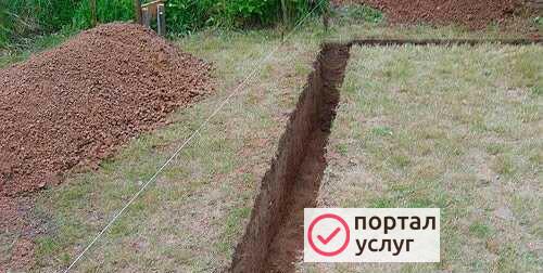 Фото Выкопать траншею