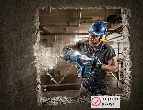 Фото Демонтаж перегородок снос стен