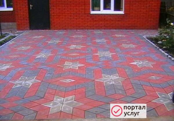 Фото Укладка и продажа тротуарной плитки