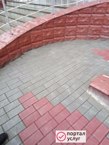 Фото Укладка и продажа тротуарной плитки