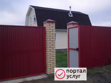 Фото Заборы под ключ, кровля