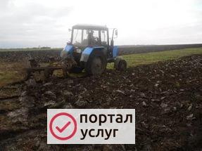 Фото Вспашка огородов трактором