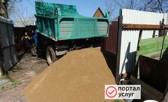 Фото Песок щебень  навоз