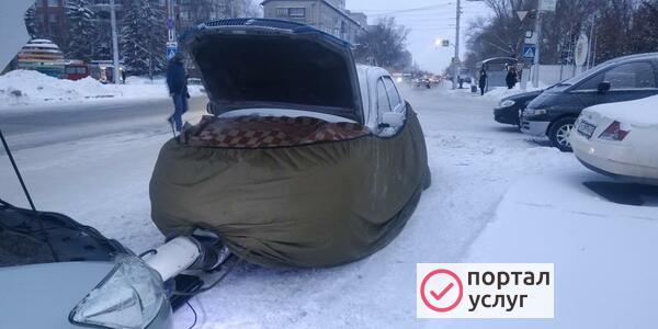Фото Отогрев автомобилей