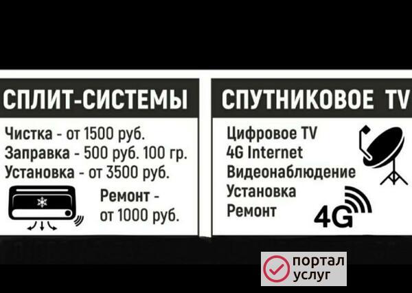 Фото Цифровое Спутниковое ТВ, Сплит-Системы