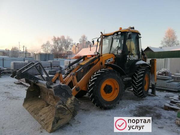 Фото Аренда экскаватора-погрузчика JСВ 4СХ