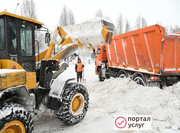 Фото Вывоз и уборка снега