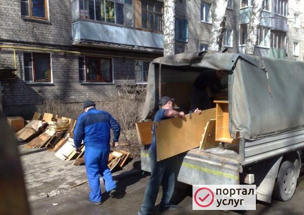 Фото Вывоз мусора с грузчиками