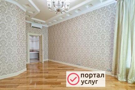 Фото Поклейка обоев 