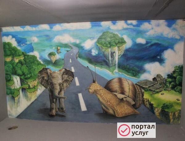Фото Художественная роспись стен