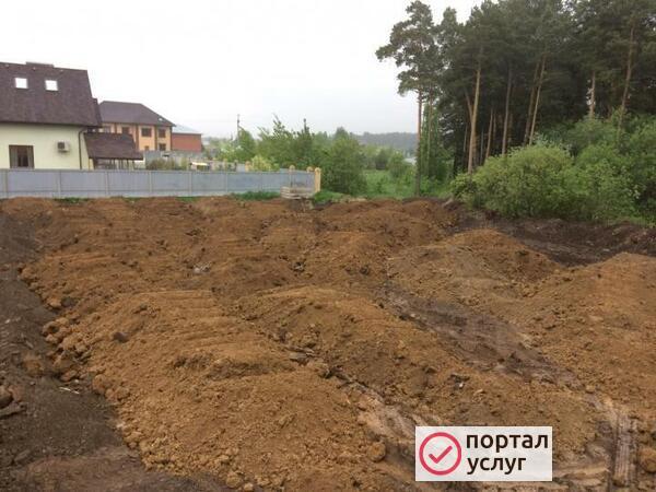 Фото Засыпка планировка участков