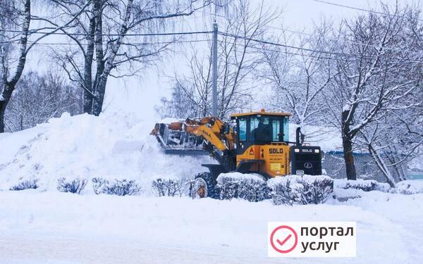 Фото Уборка снега в короткие сроки