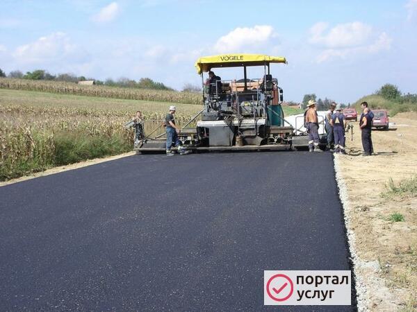 Фото Асфальтирование дорог