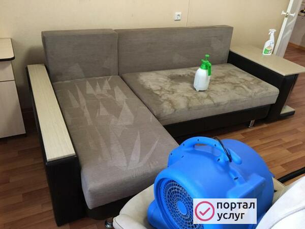 Фото Химчистка мягкой мебели на дому