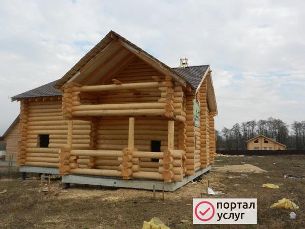 Фото Бани и дома срубы из бревна