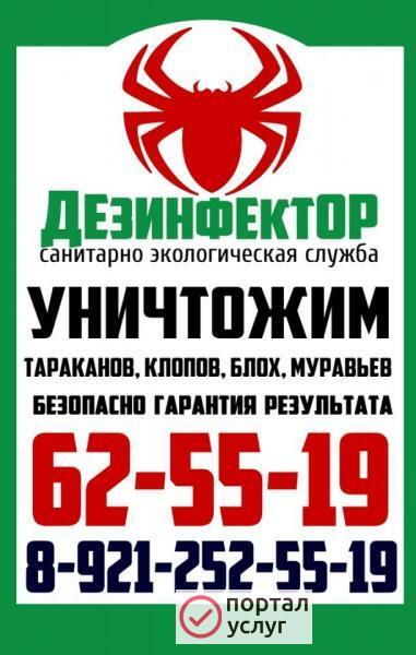 Фото Уничтожение насекомых